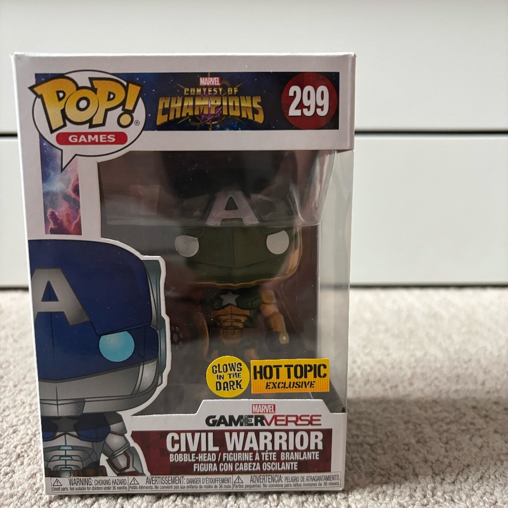 Funko Pop! Games Marvel Contest of Champions Civil Warrior Exclusive